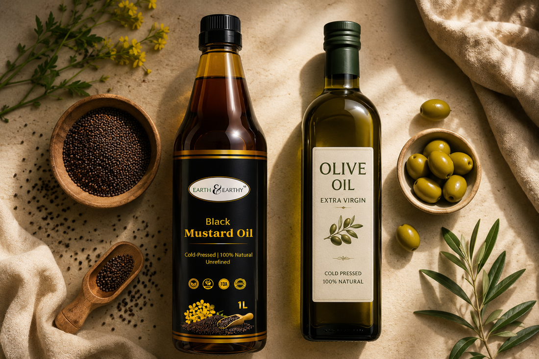 Mustard Oil vs Olive Oil: Which Is Actually Healthier for Indian Cooking?