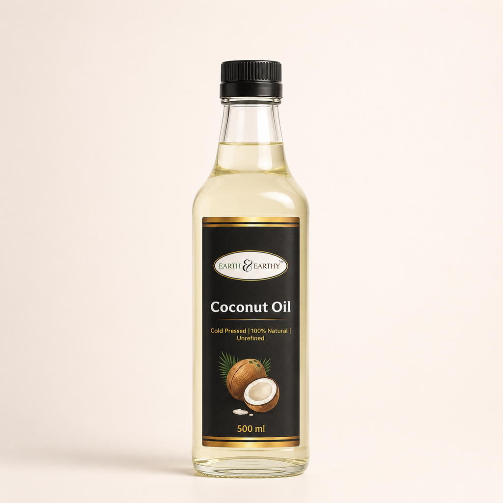 Earth & Earthy™ Organic Virgin Coconut Oil – Cold Pressed, Unrefined
