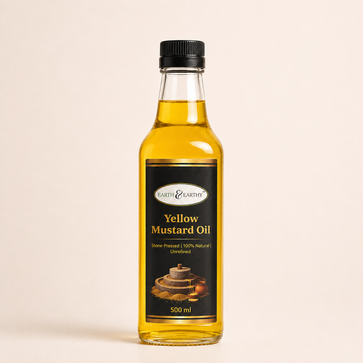 Earth & Earthy™ Premium Yellow Mustard Oil | Pure & Unrefined