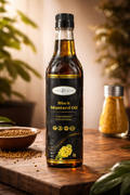 Organic Cold Pressed Black Mustard Oil | Earth & Earthy™