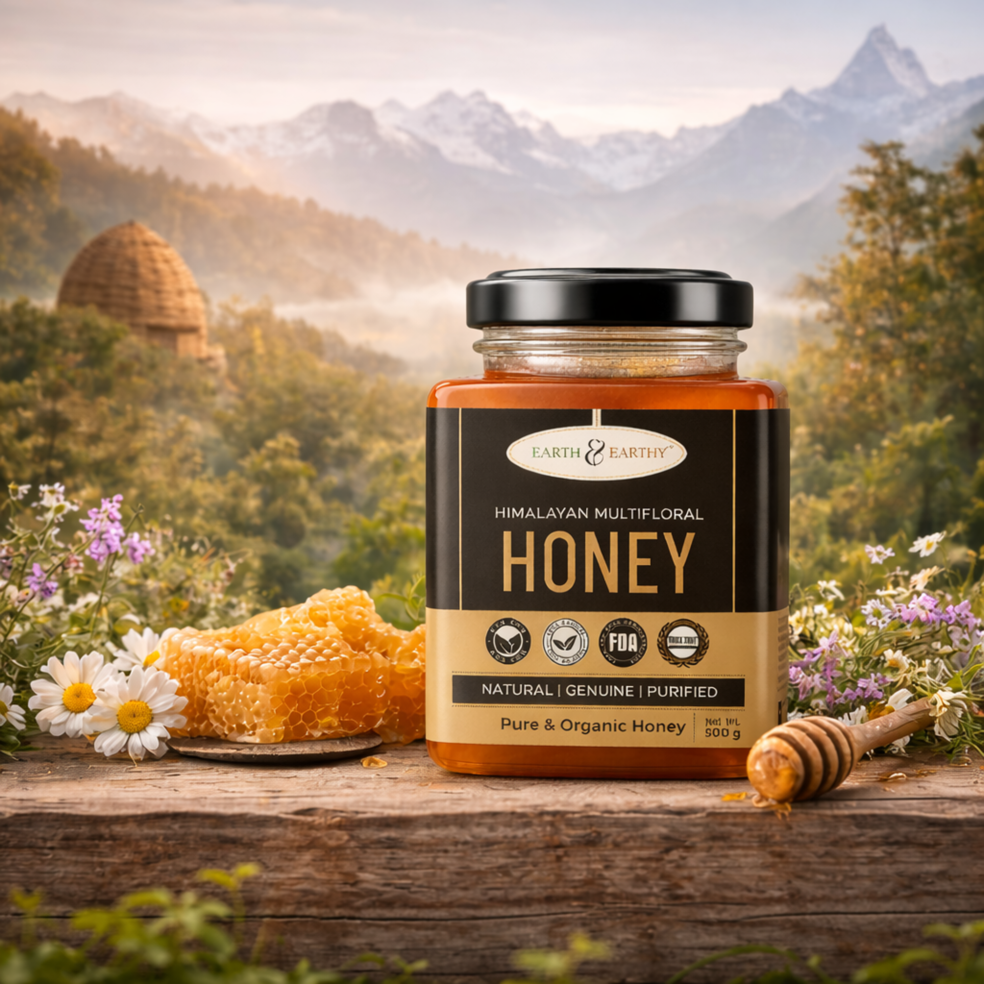 Himalayan Multifloral Honey | Earth & Earthy™ Organic Honey
